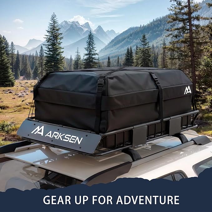 ARKSEN 54 x 34 x 6 Inch Universal Roof Rack