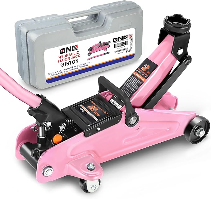 DNA MOTORING Low Profile Hydraulic Trolley Service/Floor Jack, 2 Ton Capacity (00474-PK)