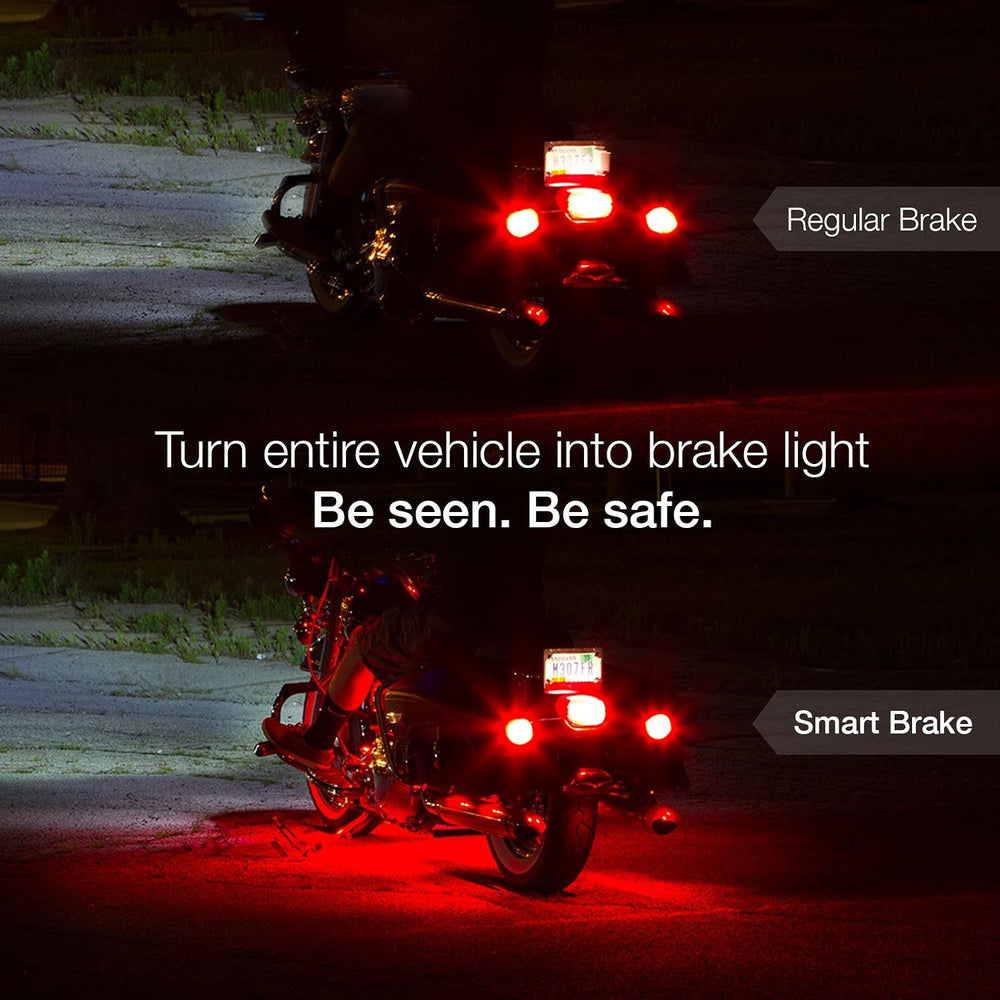 XK-GLOW KS-MOTO-ADVANCE 10 Pod 8 Strip 2nd gen XKchrome App Control Motorcycl...