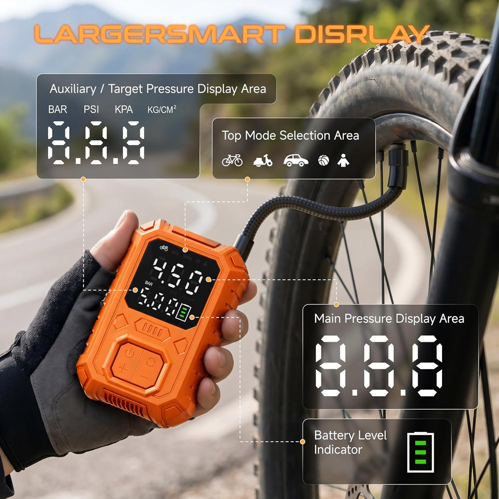 Tire Inflator Portable Air Compressor for Car, Motocycle, Bike Inflatables