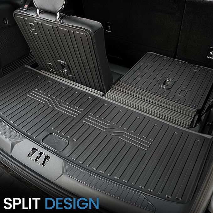 Cargo Mat with Backrest Mats for 2020-2024 2025 Ford Explorer Car Mat