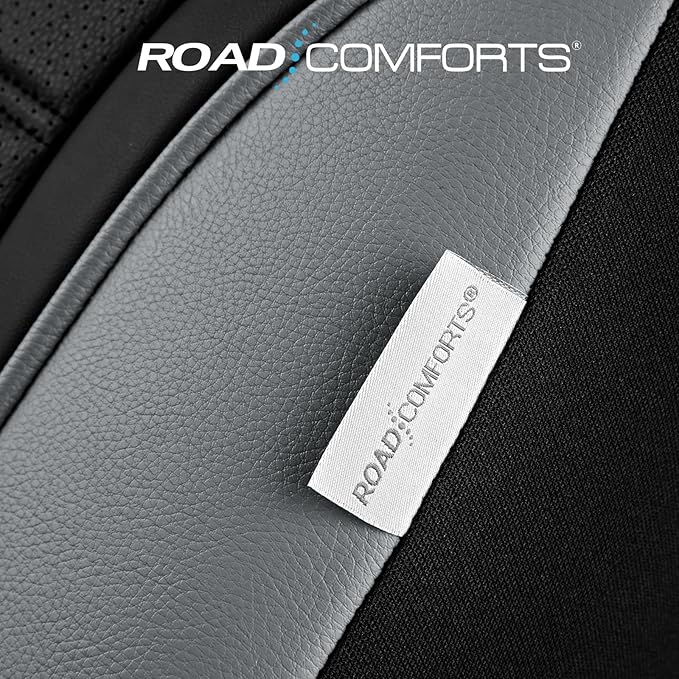 Road Comforts Leather Seat Covers, Breathable Car Seat Covers Full Set