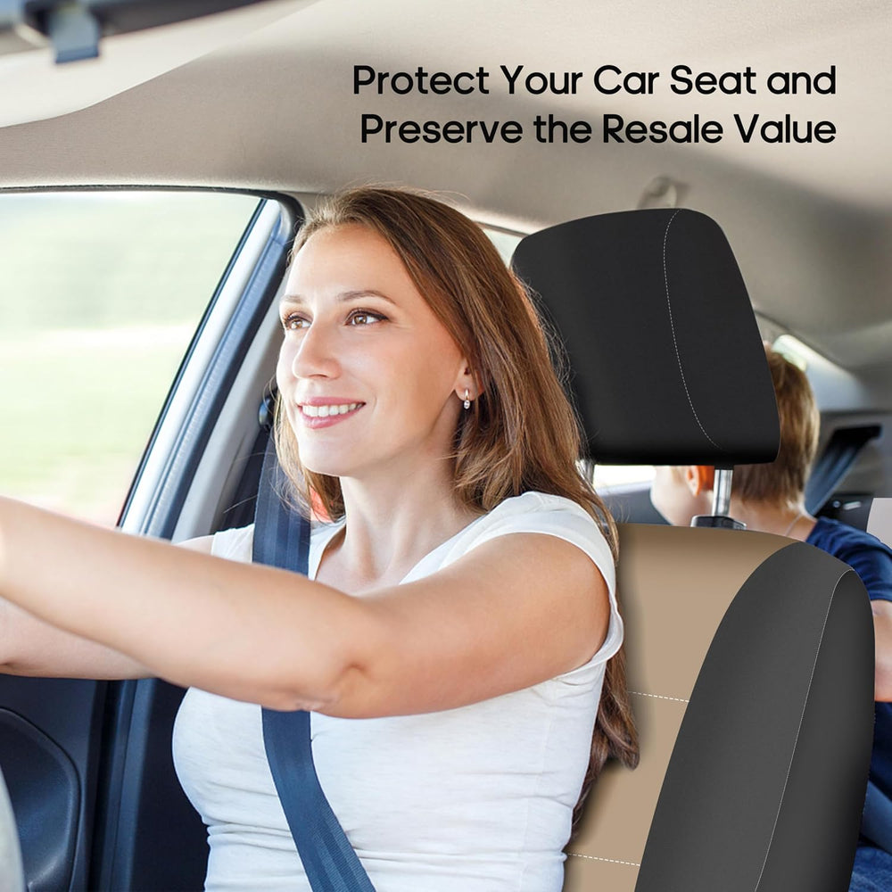 FH Group Waterproof Neoprene Car Seat Covers Front Set – Universal Fit Front ...