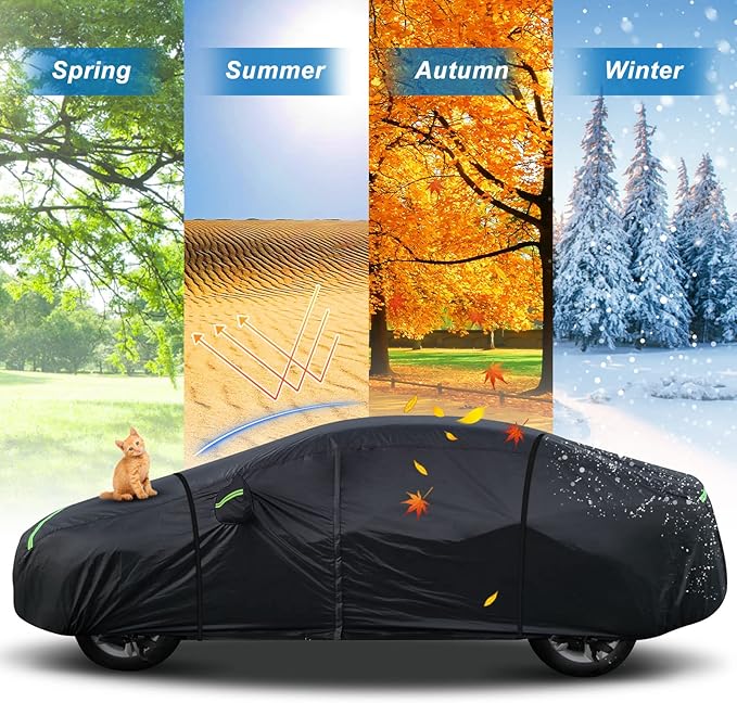 for Mercedes Benz S Car Cover Waterproof All Weather Heavy Duty Protection
