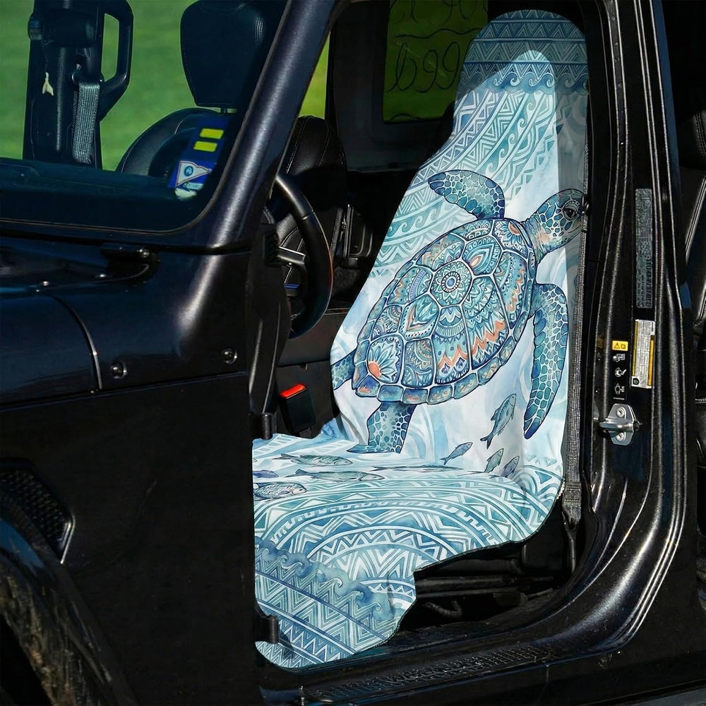 2 Pack Car Seat Towel Covers, Sweat-Proof Microfiber Seat Protectors for Gym,...