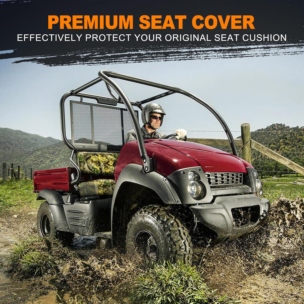 BORDAN UTV Waterproof Seat Cover for Kawasaki Mule 600 610 2005-2016 Mule SX ...