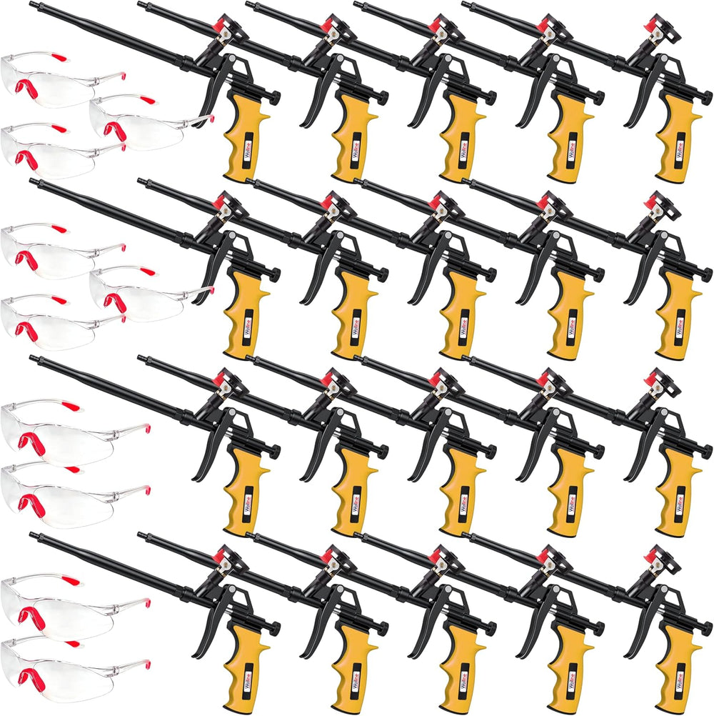 Spray Foam Insulation Gun,Teflon-Coated Applicator, Yellow, 20 Pack
