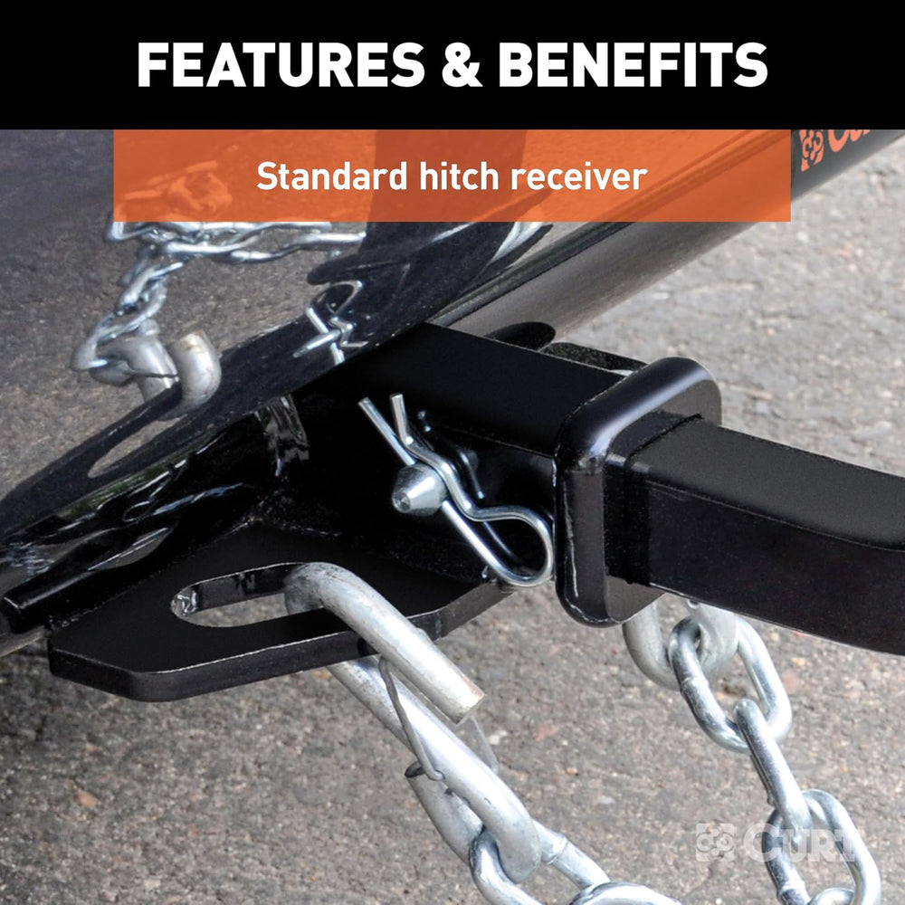 CURT 11074 Class 1 Trailer Hitch, 1-1/4-Inch Receiver, Compatible with Select...