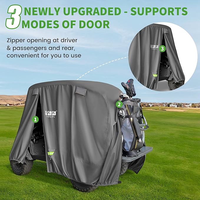 10L0L Heavy Duty Golf Cart Cover