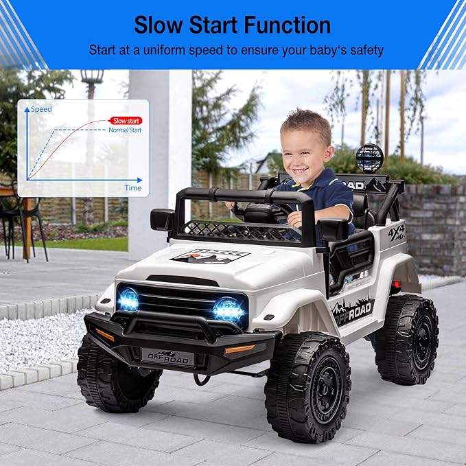 Garvee 12V Kids Ride On Truck Car