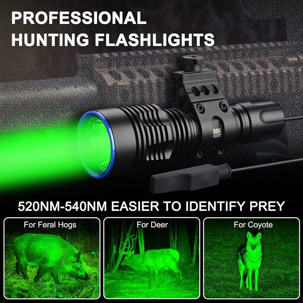 UC20 Green Hunting Light Flashlight kit