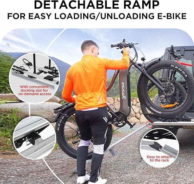 Rockland Foldable 2-Ebike Rack