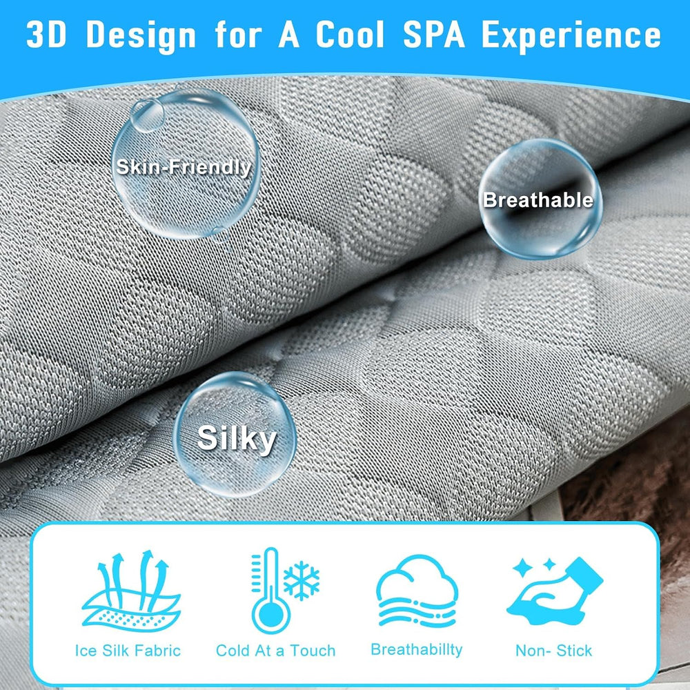 Golf Cart Seat Blanket Cooling Ice Silk Cover for EZGO Club Car Yamaha