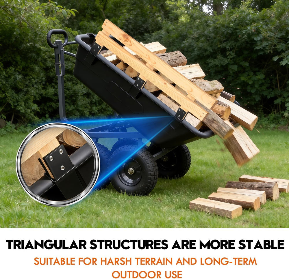 Garden Cart Sidewall Attachments for Gorilla Cart 7 and 12 cu/ft Models