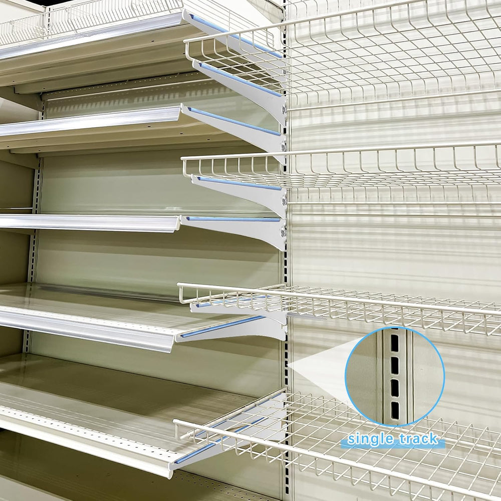 Gisafai 10 Pack Shelf Bracket Adjustable Shelving Brackets