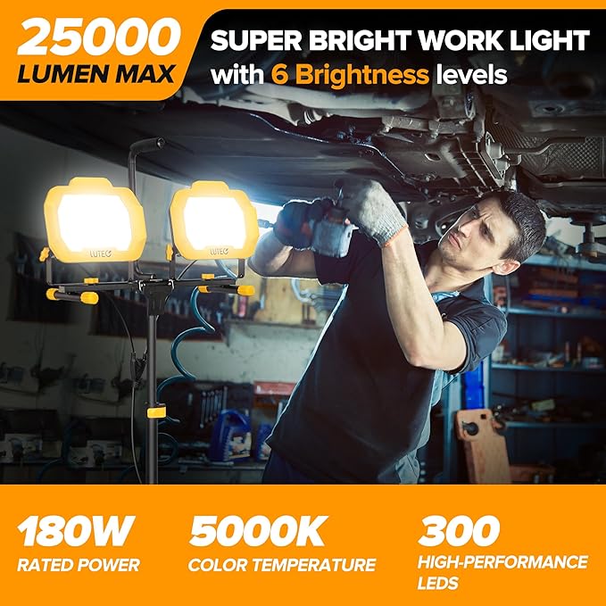 LUTEC 25000 Lumen LED Work Lights