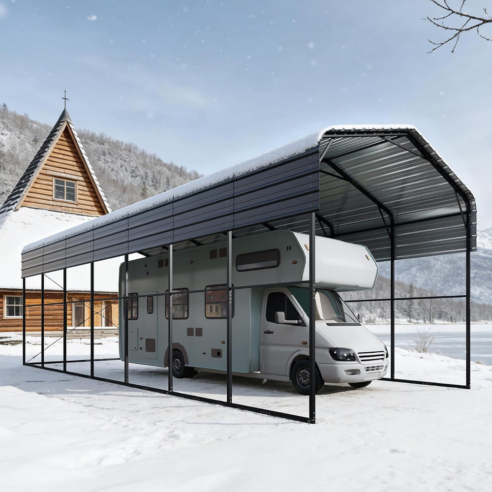 PHI VILLA 14X35 RV Carport, Metal Carports Canopy Heavy Duty Car Garage