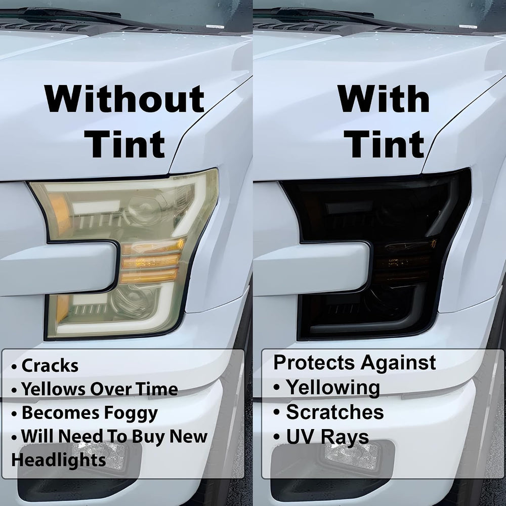 BOGAR TECH DESIGNS Taillight Headlights Smoke Tint PPF, Smokey Headlamp Cover...