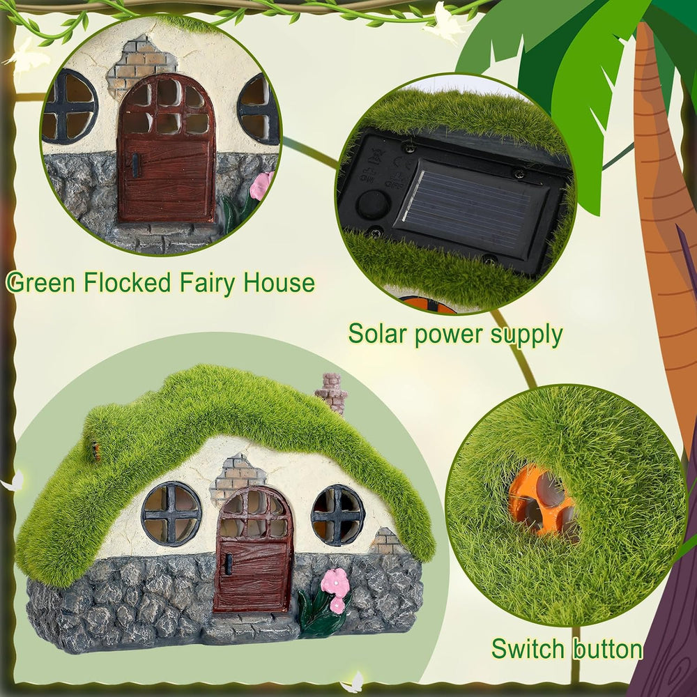Suzile 50 Pcs Fairy Garden Accessories Kit with Miniature Figurines Outdoor