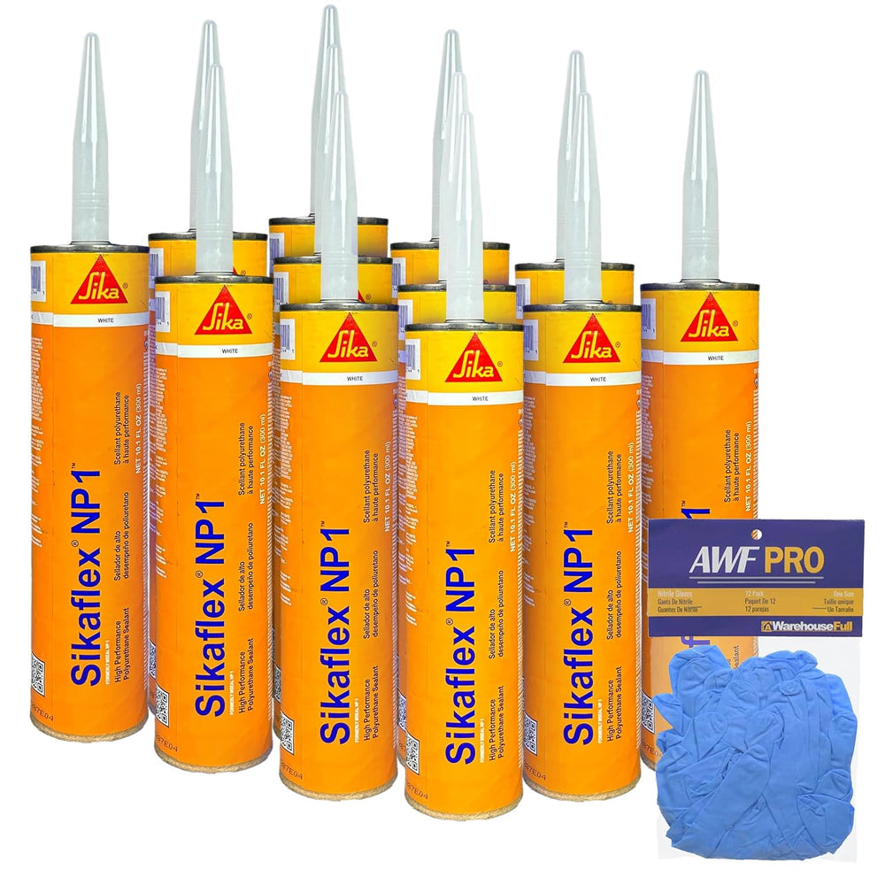 MasterSeal NP1 Polyurethane Sealant 10.1 oz, Black, Pack of 12