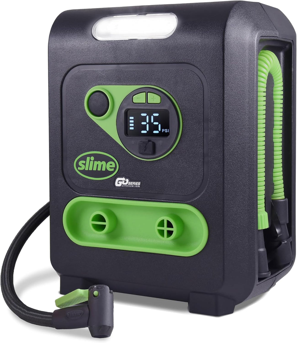 Slime 40085 Tire Inflator, Cordless, Multi-Purpose, Portable Air Compressor P...