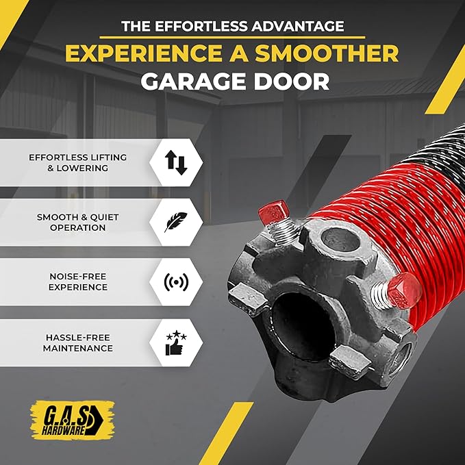 Garage Door Torsion Spring 225x1.75x33 Includes 1” Steel Bearing, and Winding