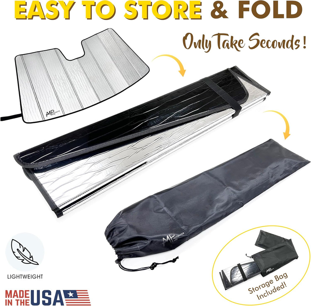 Windshield Foldable Lightweight Sunshade fits Toyota Crown Signia 2025-2026 |...