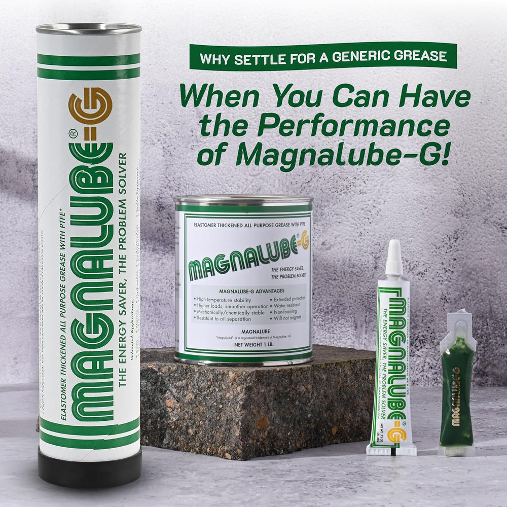 Magnalube-G All-Purpose PTFE Grease, Waterproof - 0.75 oz Tube, 5 Pack