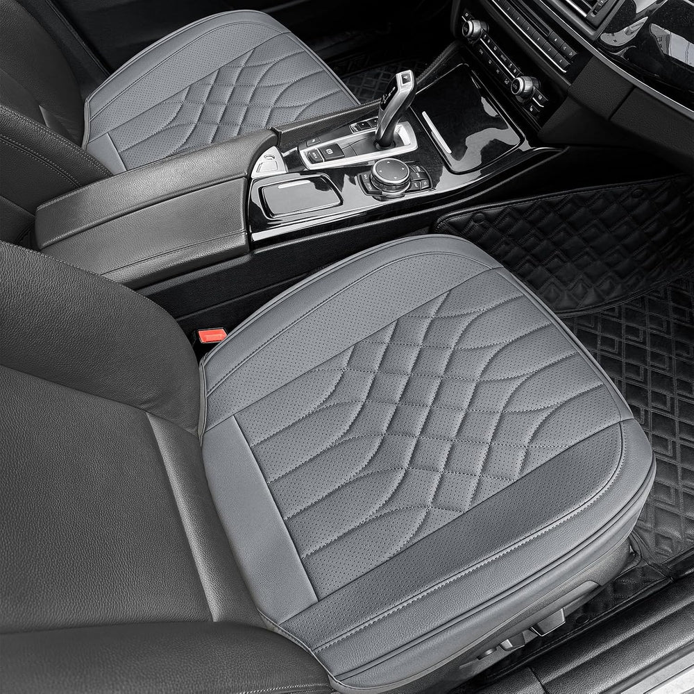 2-Pack Leather Front Car Seat Covers