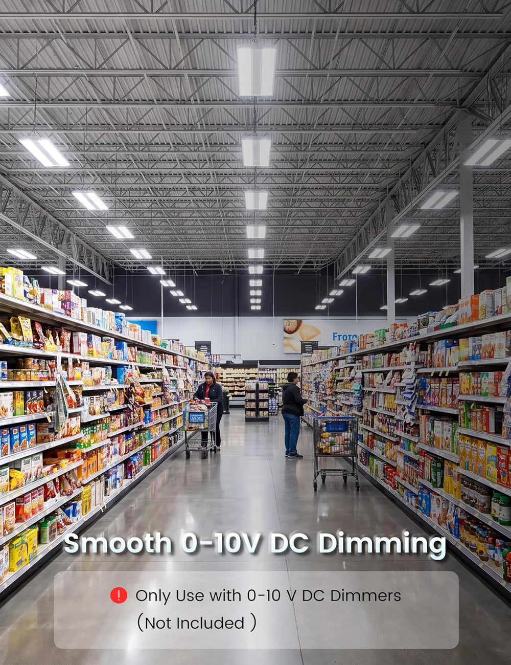 VOLISUN 2FT High Bay LED Shop Lights 2Pack, 200W 30000LM LED Linear Light