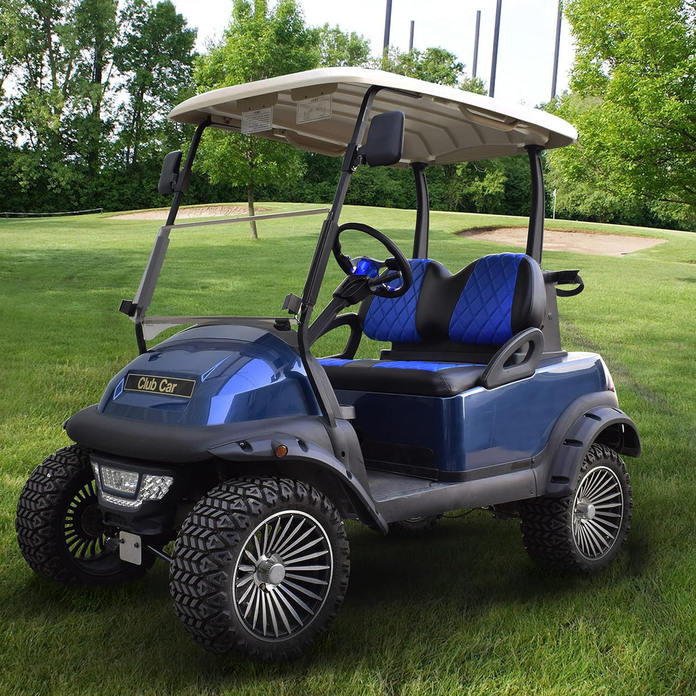 Golf Cart Diamond Vinyl Seat Covers Fits Club Car Precedent 2004-UP