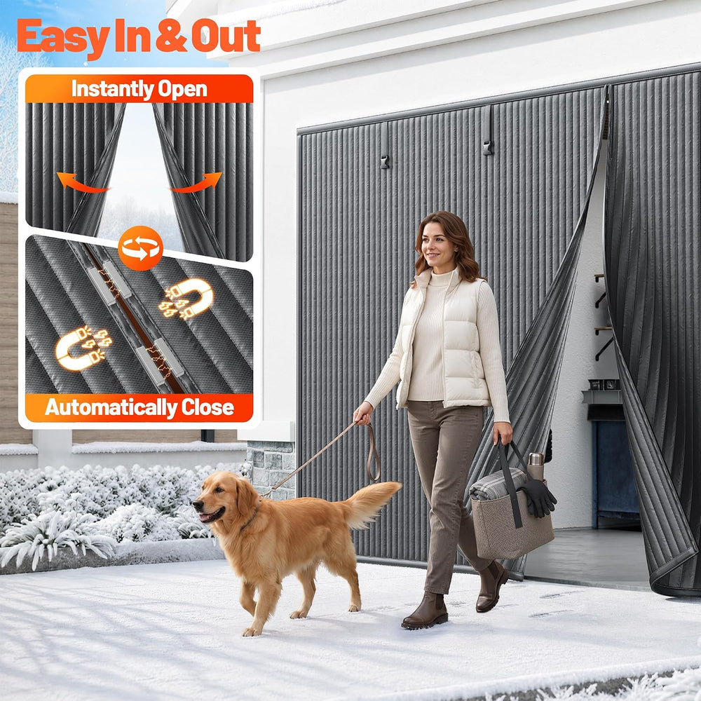 Magnetic Garage Door Insulation Kit 8.3x7.15FT Garage Insulation Panel