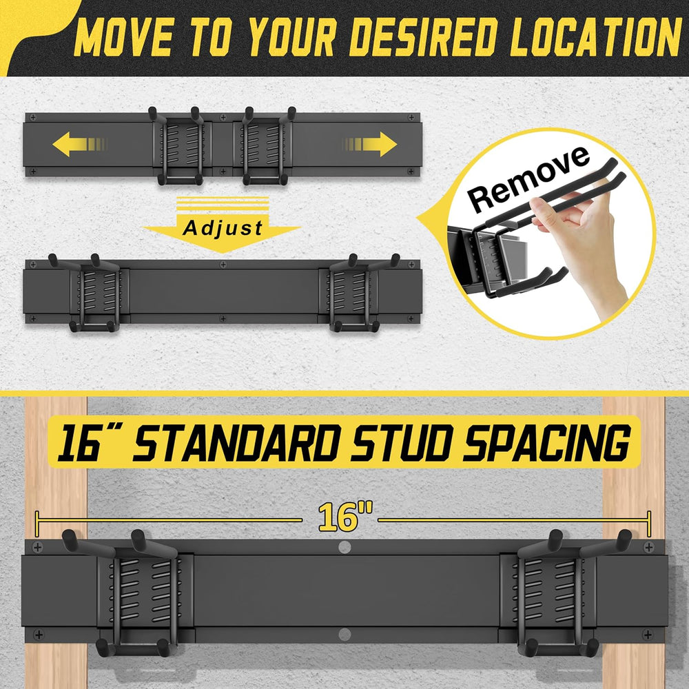 klasit Garage Wall Organizer,21Pack Carries 1200 lbs,Garden Tool Organizer
