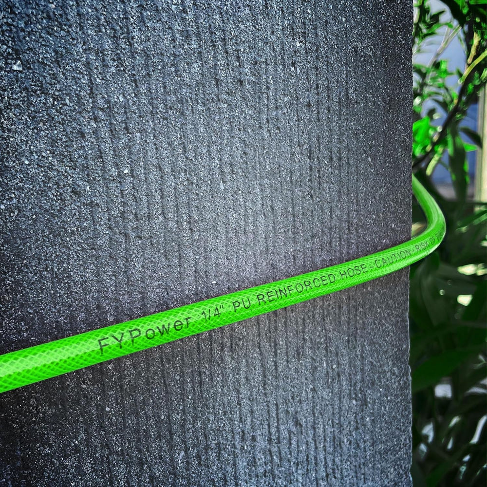 Air Hose 1/4 Inch x 100 Feet Reinforced Polyurethane (PU)