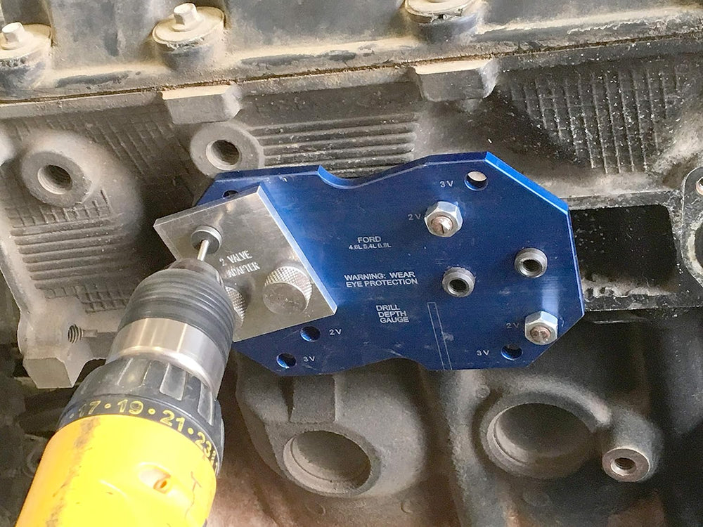Lisle 68500 Manifold Drill Template, for Ford