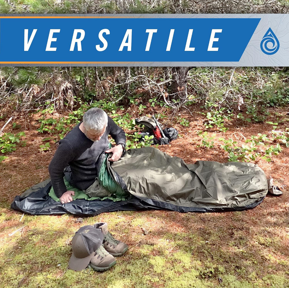 AquaQuest Pharaoh Bivy Sack, Waterproof Outer Shell for Sleeping Bag, Minimal...
