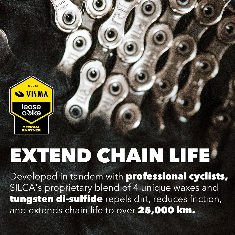 SILCA Secret Bike Chain Wax Blend, Hot Melt Wax Bicycle Chain Lube - 500g